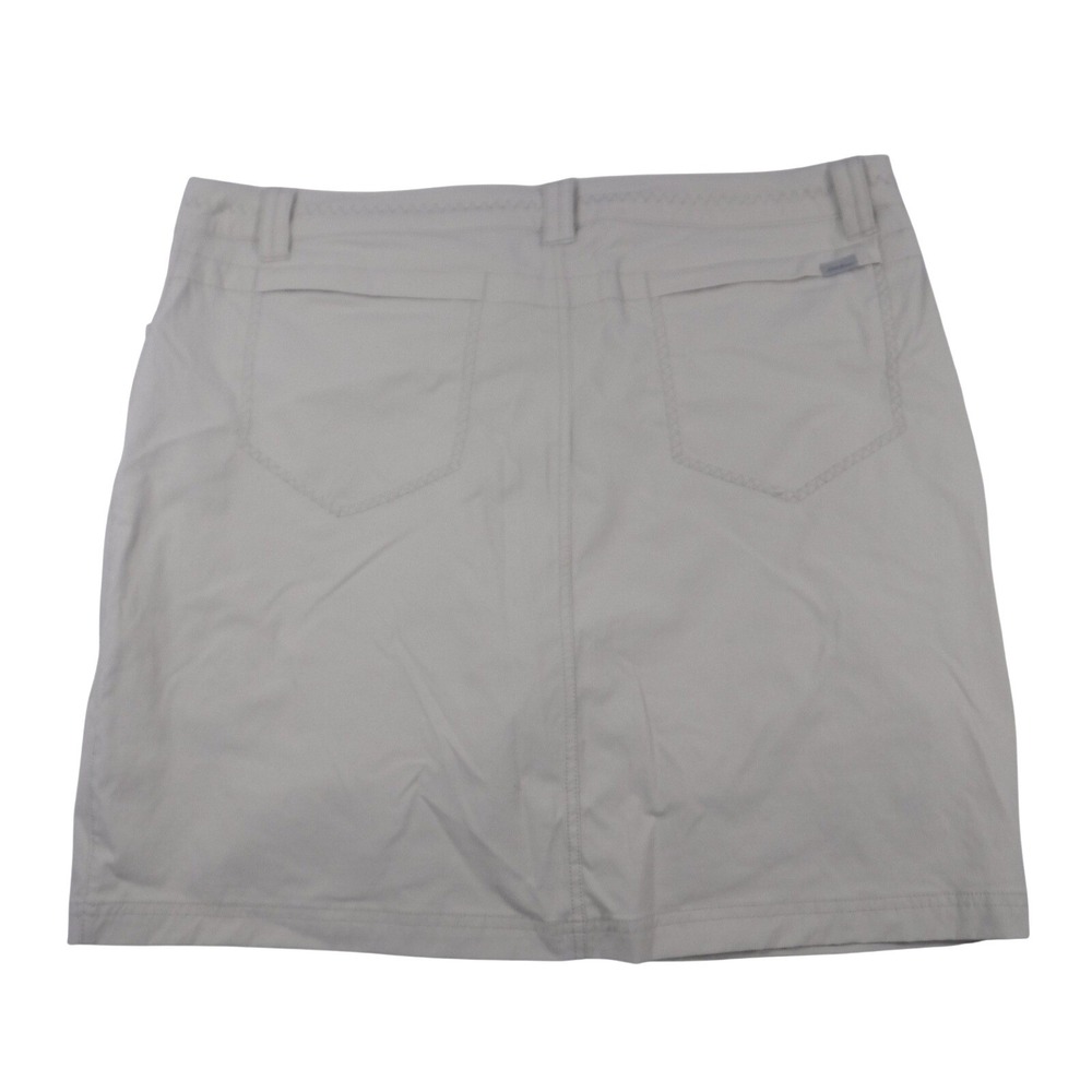 Eddie Bauer Travex Women Tan Beige Hiking Athletic Skort Size T14 Tall - Picture 2 of 10